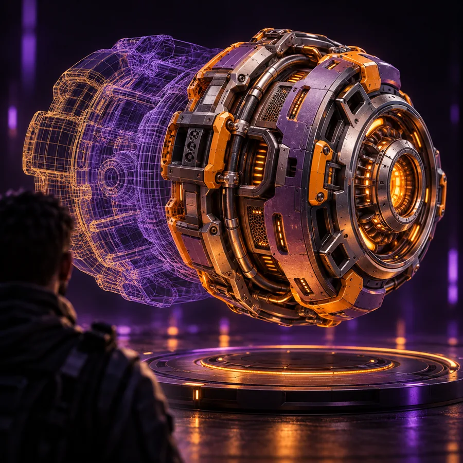 Readable materials in a 3D concept